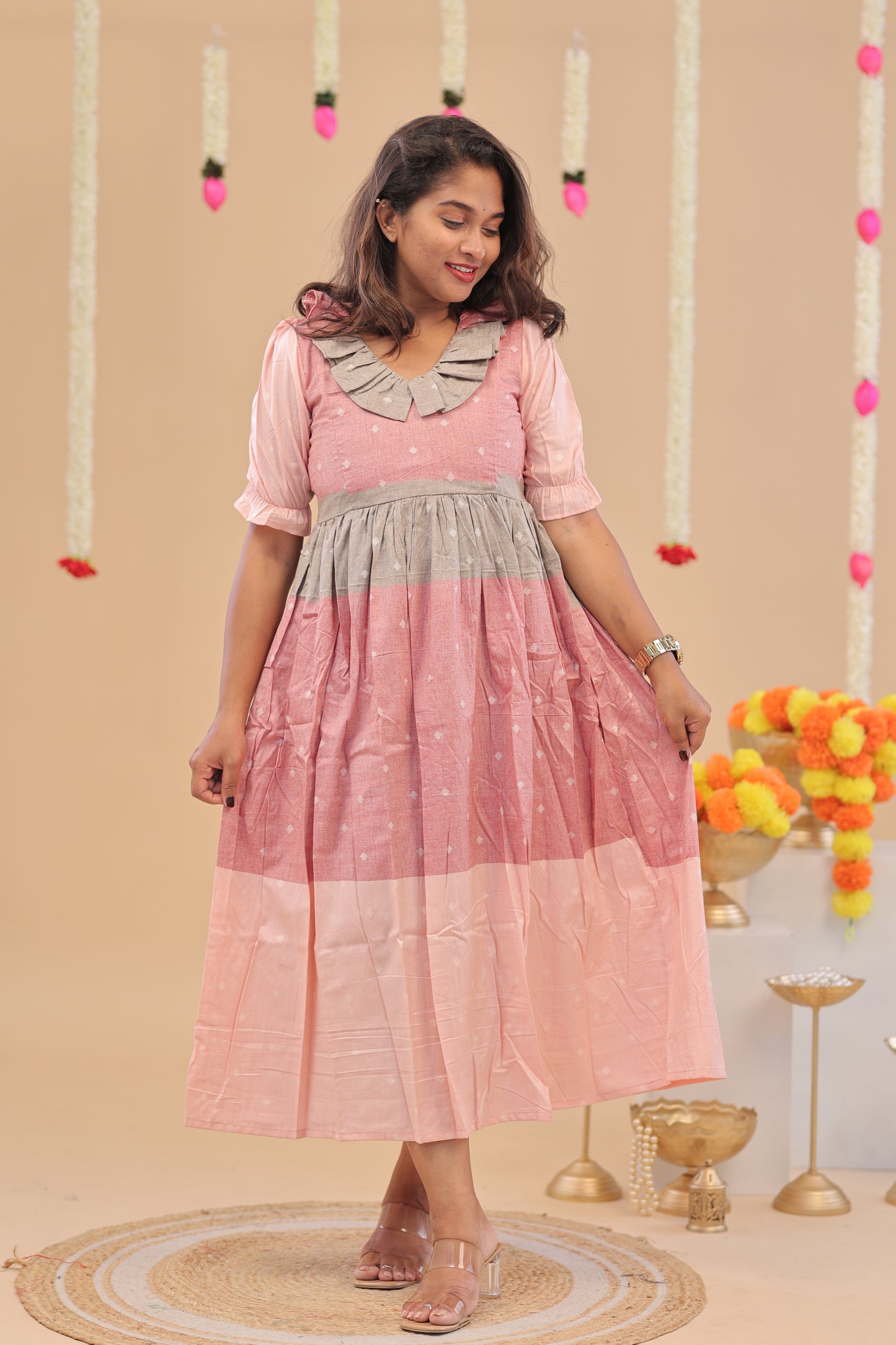 CASSATA-PINK-tri colour maxi