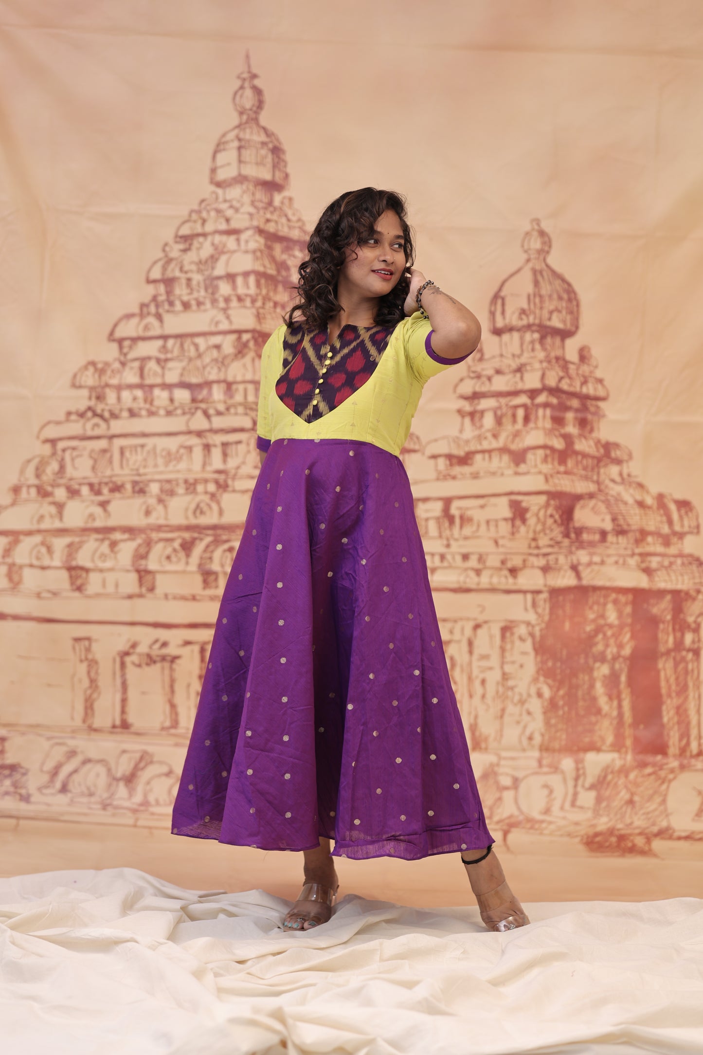DUBION MAXI-MEENAKSHI-PURPLE