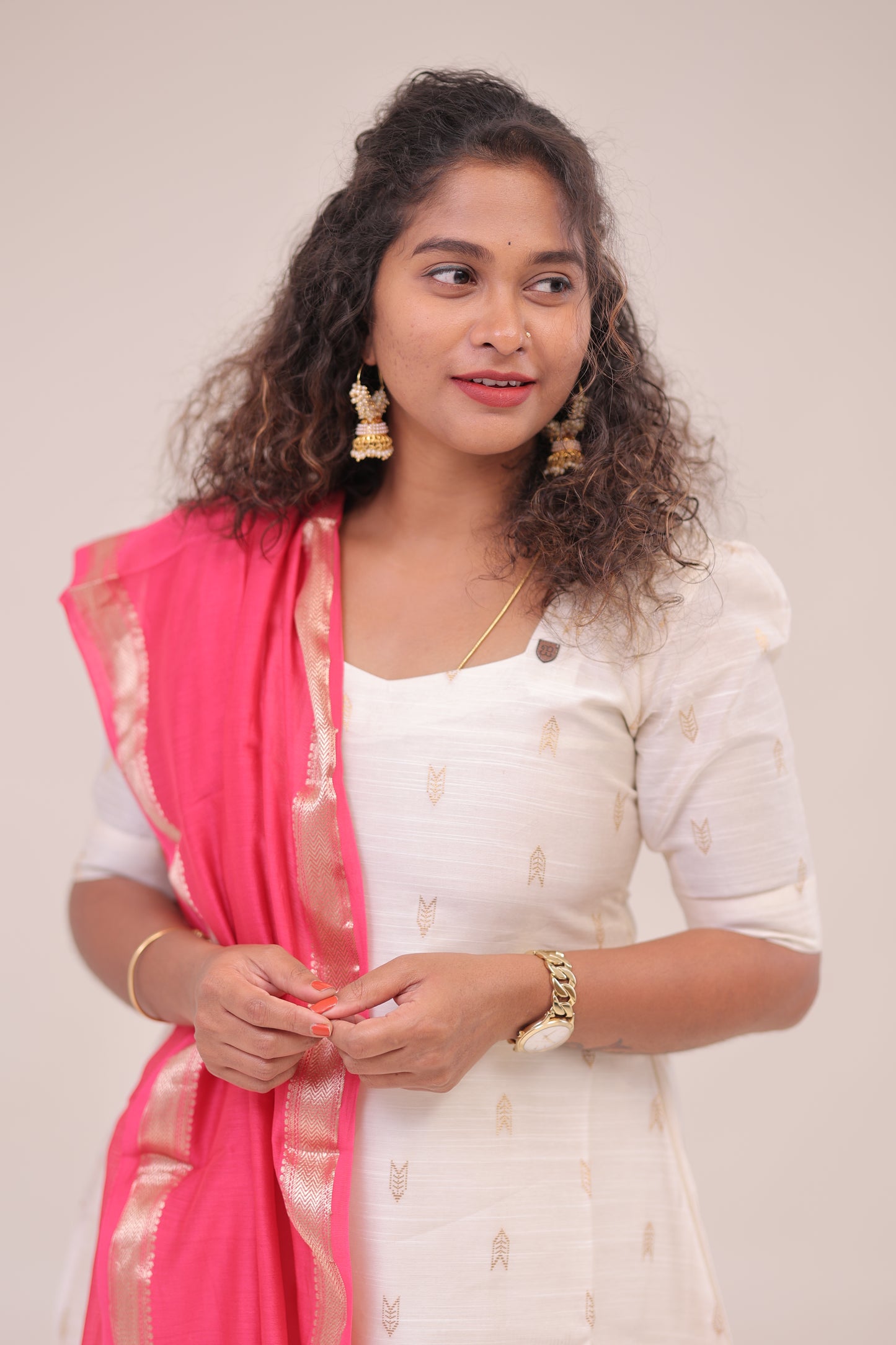 THUGIL - RAWSILK set - WHITE/RANI