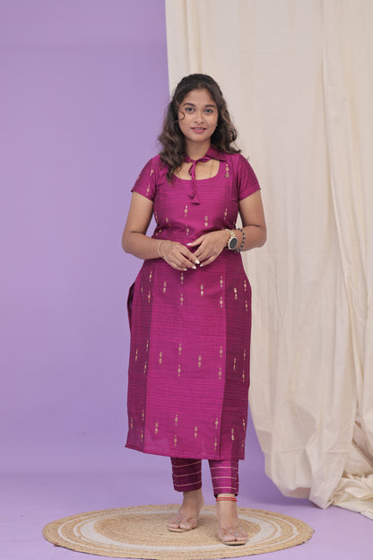 KANMANI-Magenta-Top&Bottom
