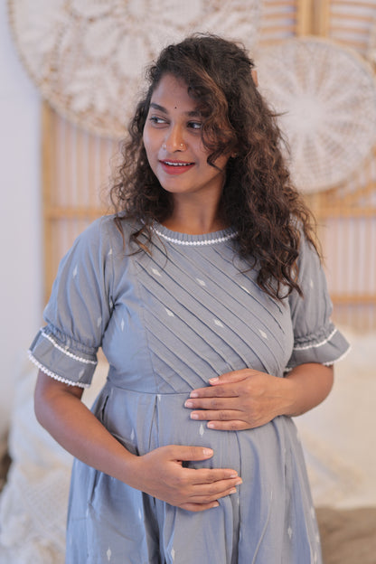 PIPING HOT -DOVE-GOWN