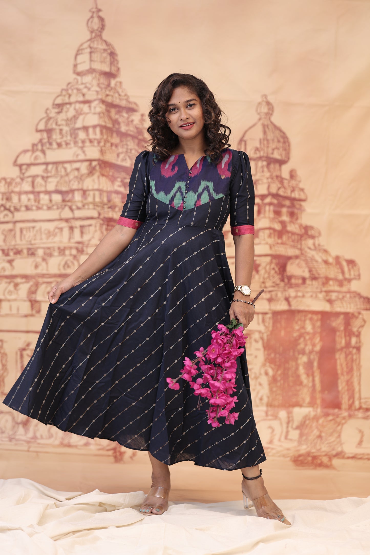 DUBION MAXI-MEENAKSHI -NAVY