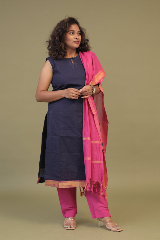 JESSY  -  navy kurta set