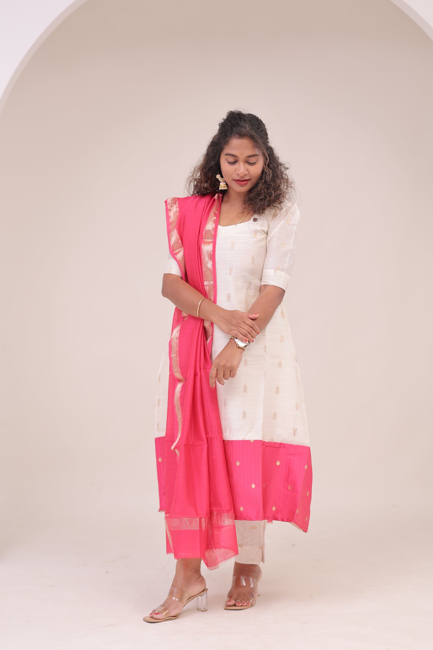 THUGIL - RAWSILK set - WHITE/RANI