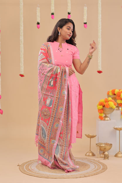 PREMIUM Pink Linen