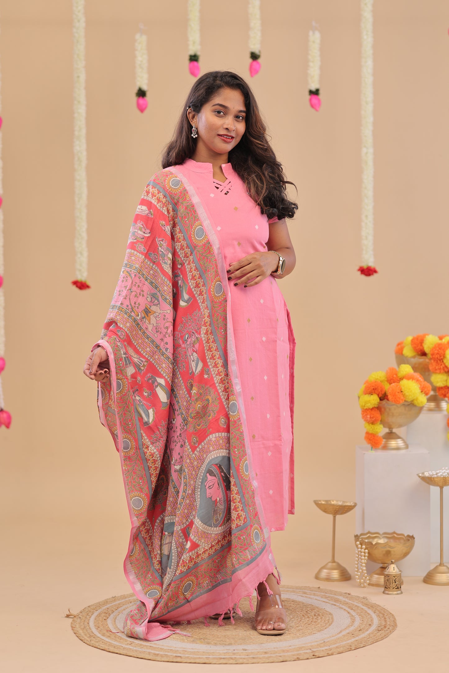 PREMIUM Pink Linen