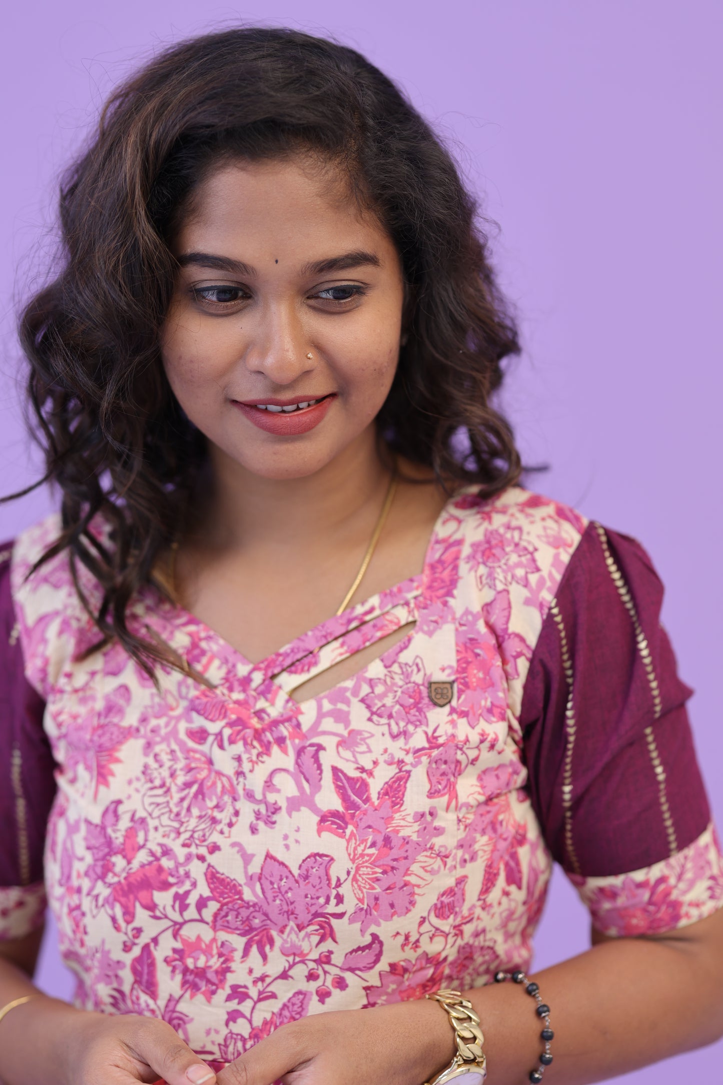 PIPING HOT - PINK MAGENTA- gown