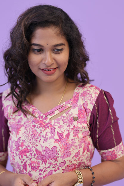 PIPING HOT - PINK MAGENTA- gown