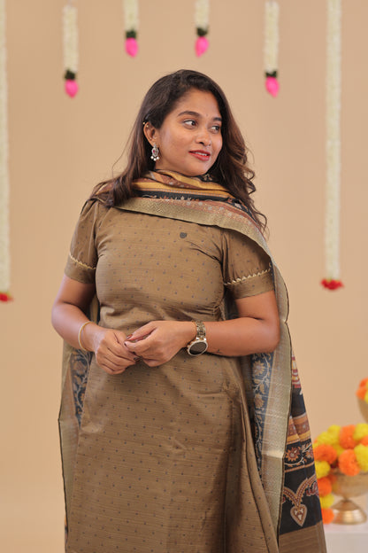 PREMIUM-KORA-Madhubani-OLIVE